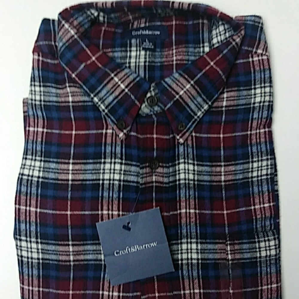 CROFTS BARROW WOVEN SHIRT